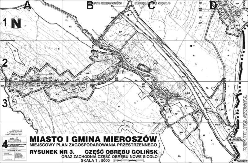 Mapa Golińska