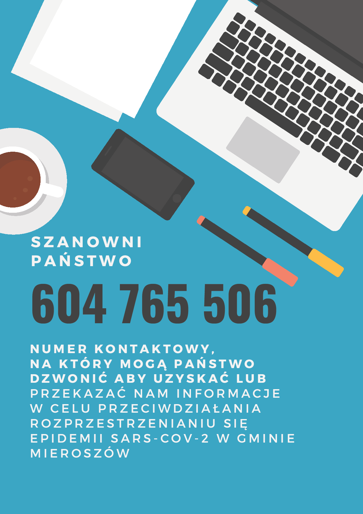 Telefon kontaktowy w sprawie koronowirusa